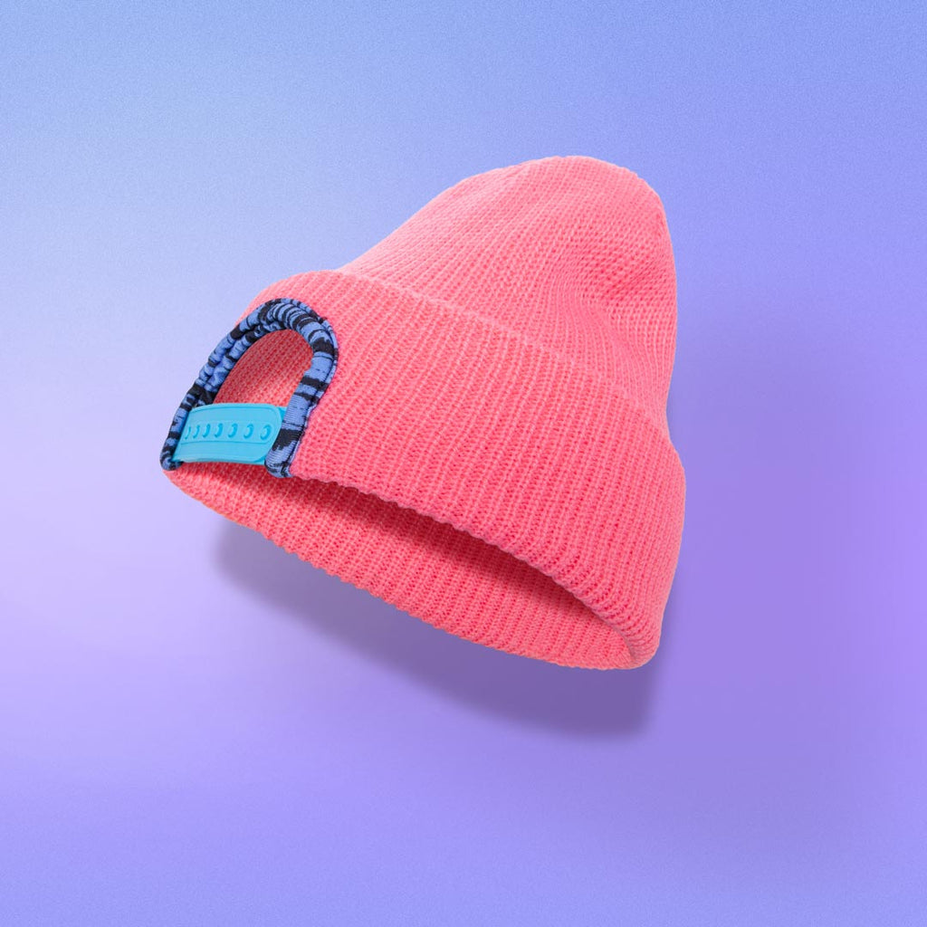 SnapBack Beanie - PINK